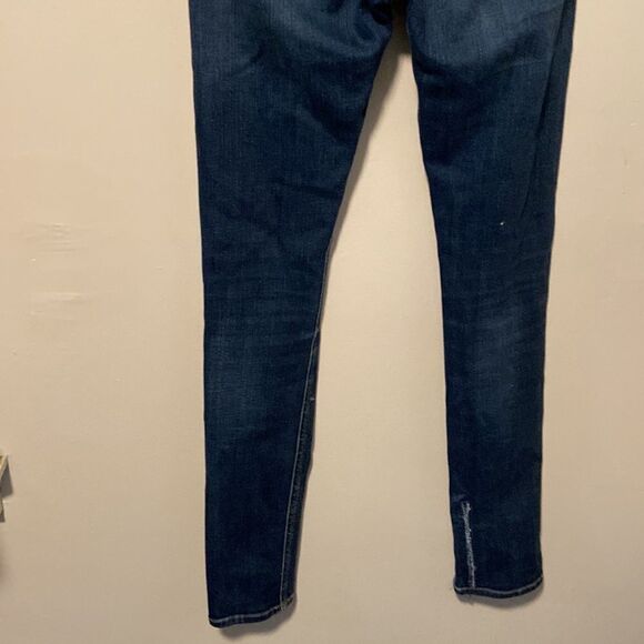 rag & bone Women's High Rise Jeans - Dark Blue skinny - Picture 6 of 10